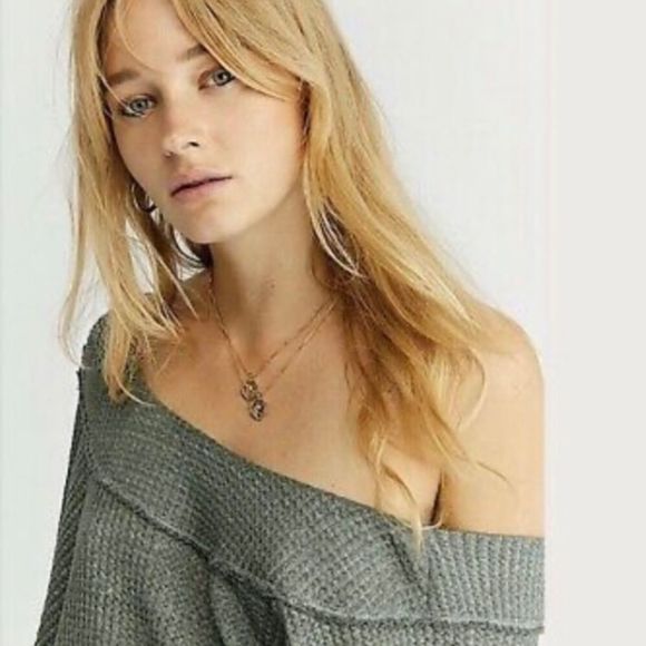 Free People, Westend Thermal Top, Green, Size XS - Picture 9 of 11